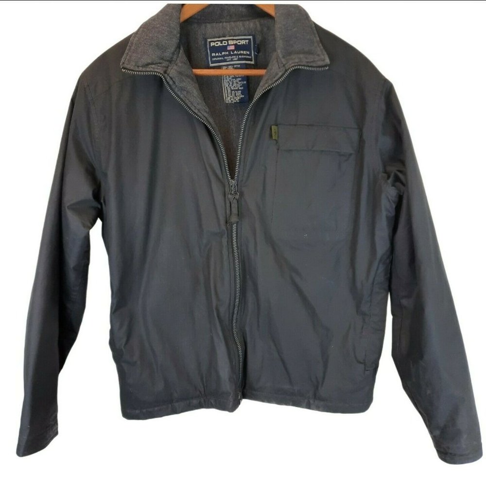 Polo Sport Ralph Lauren Black Harrington Blouson Jacket Men's S